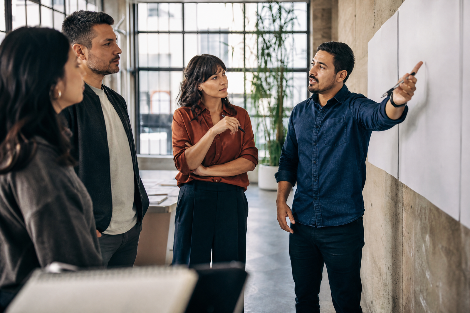 Equipo de trabajo laboral en EE.UU.
